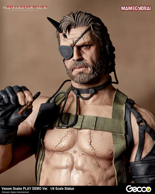 Metal Gear Solid V: The Phantom Pain - Venom Snake - 1/6 - Play Demo Ver. (Gecco, Mamegyorai)ㅤ – Gecco As Manufacturer,Mamegyorai As Distributor – ActionFigure Brasil