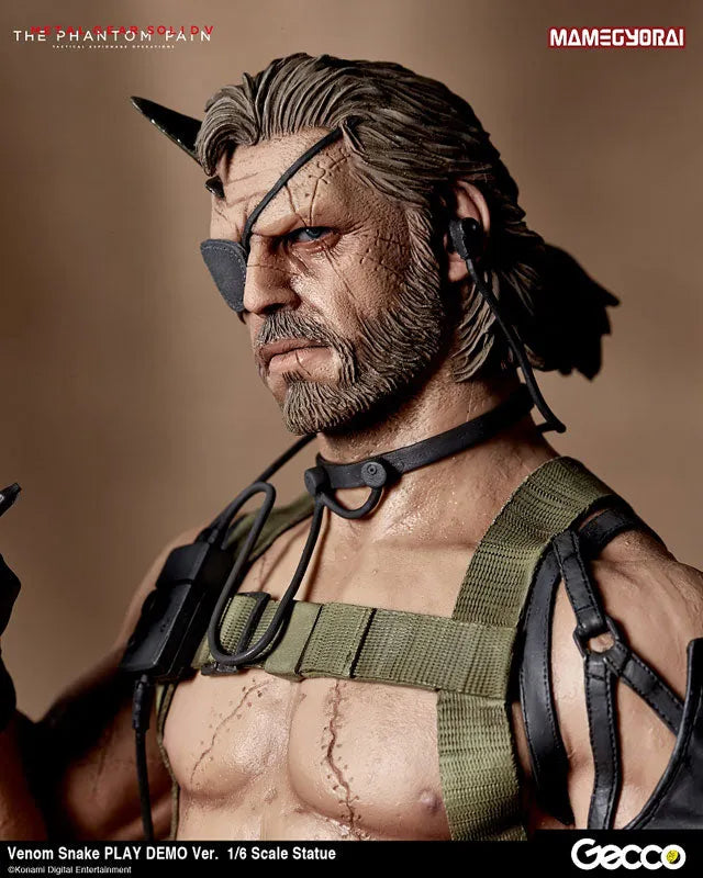 Metal Gear Solid V: The Phantom Pain - Venom Snake - 1/6 - Play Demo Ver. (Gecco, Mamegyorai)ㅤ – Gecco As Manufacturer,Mamegyorai As Distributor – ActionFigure Brasil