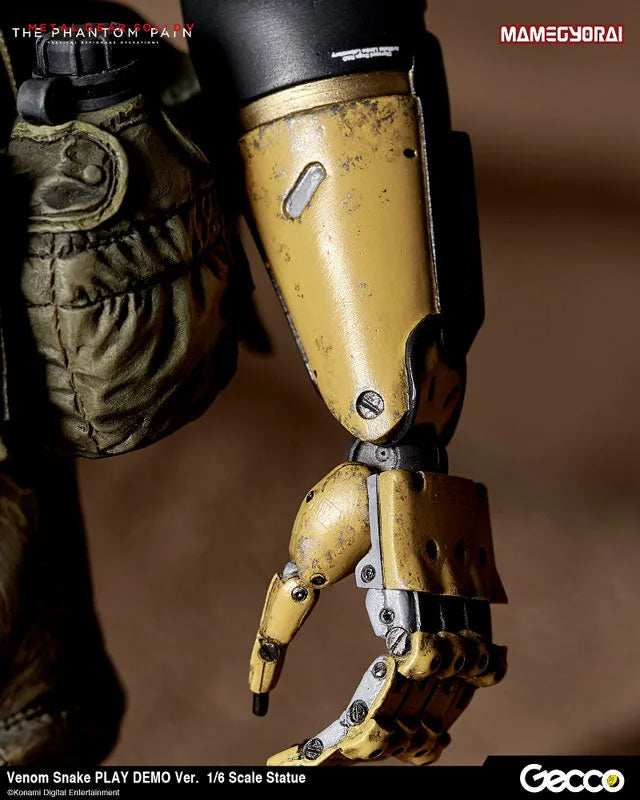 Metal Gear Solid V: The Phantom Pain - Venom Snake - 1/6 - Play Demo Ver. (Gecco, Mamegyorai)ㅤ – Gecco As Manufacturer,Mamegyorai As Distributor – ActionFigure Brasil