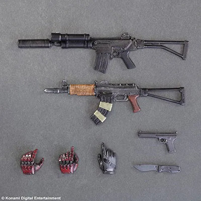 Metal Gear Solid V: The Phantom Pain - Venom Snake - Play Arts Kai - Sneaking Suit ver. (Square Enix)ㅤ – Square Enix – ActionFigure Brasil — iluminação de estúdio