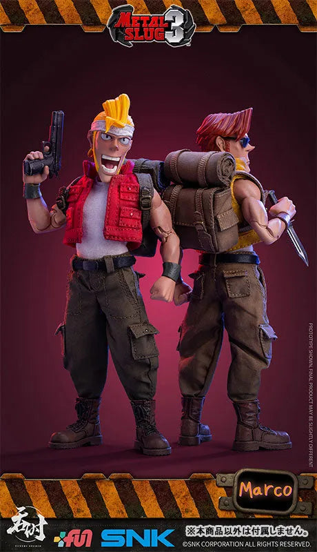 Metal Slug 3 1/12 Scale Action Figure Marcoㅤ – TUNSHI STUDIO – ActionFigureBrasil