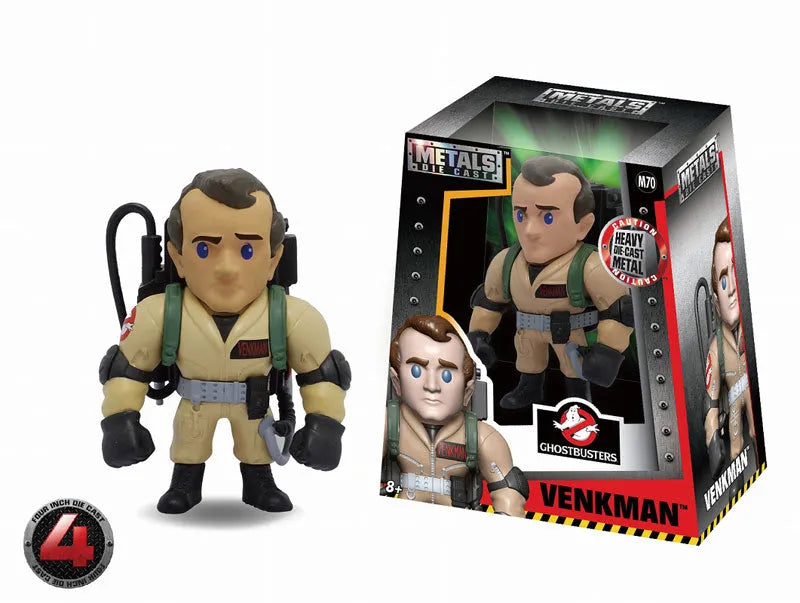 Metals Diecast - Ghostbusters: Peter Venkman 4 Inch Figureㅤ – Jada Toys – ActionFigure Brasil