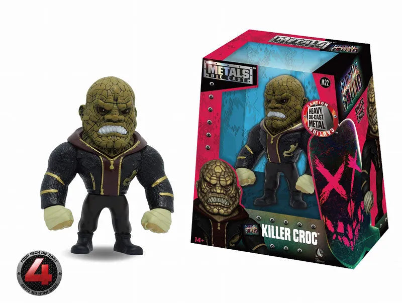 Metals Diecast - Suicide Squad: Killer Croc 4 Inch Figureㅤ – JADA TOYs/豆魚雷 – ActionFigure Brasil