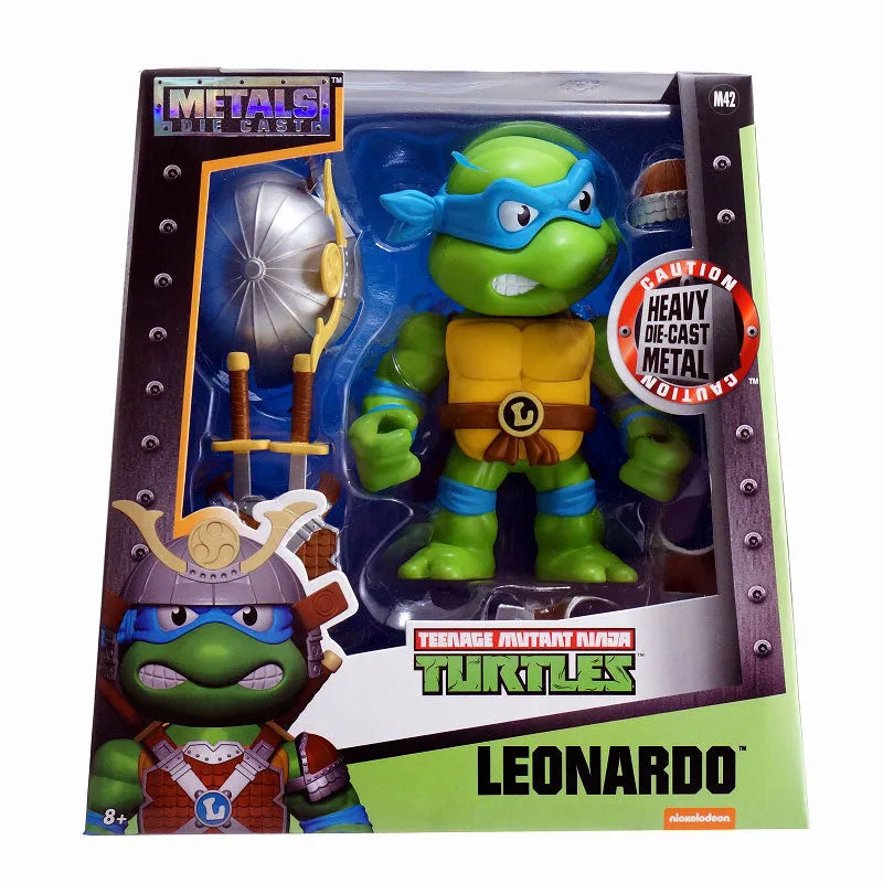 Metals Diecast - Teenage Mutant Ninja Turtles: Leonardo with Armor 6 Inch Figureㅤ – Jada Toys – ActionFigureBrasil