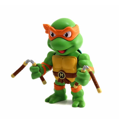 Metals Diecast - TMNT Teenage Mutant Ninja Turtles: Michelangelo 4 Inch Figureㅤ – Jada Toys – ActionFigureBrasil — detalhe do produto