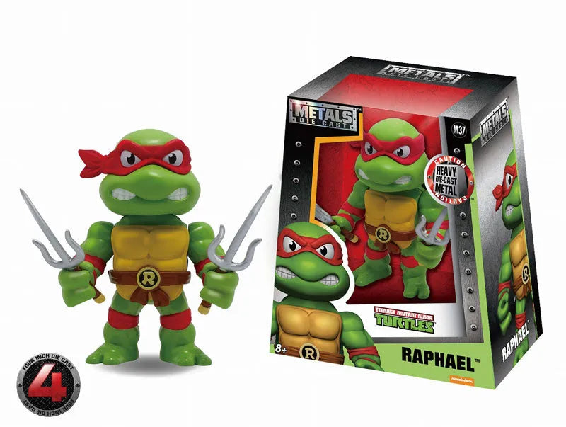 Metals Diecast - TMNT Teenage Mutant Ninja Turtles: Raffaello Figureㅤ – Jada Toys – ActionFigureBrasil