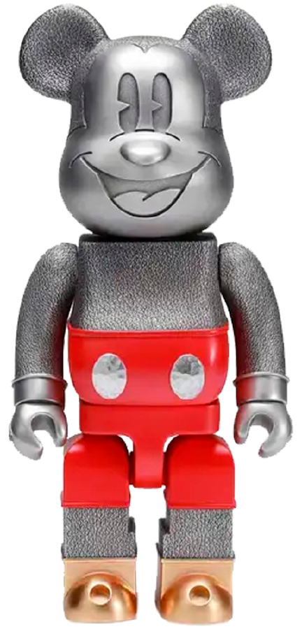 Mickey Mouse Disney 100 Be@rbrick 400% (Special Edition) – Royal Selangor – ActionFigure Brasil