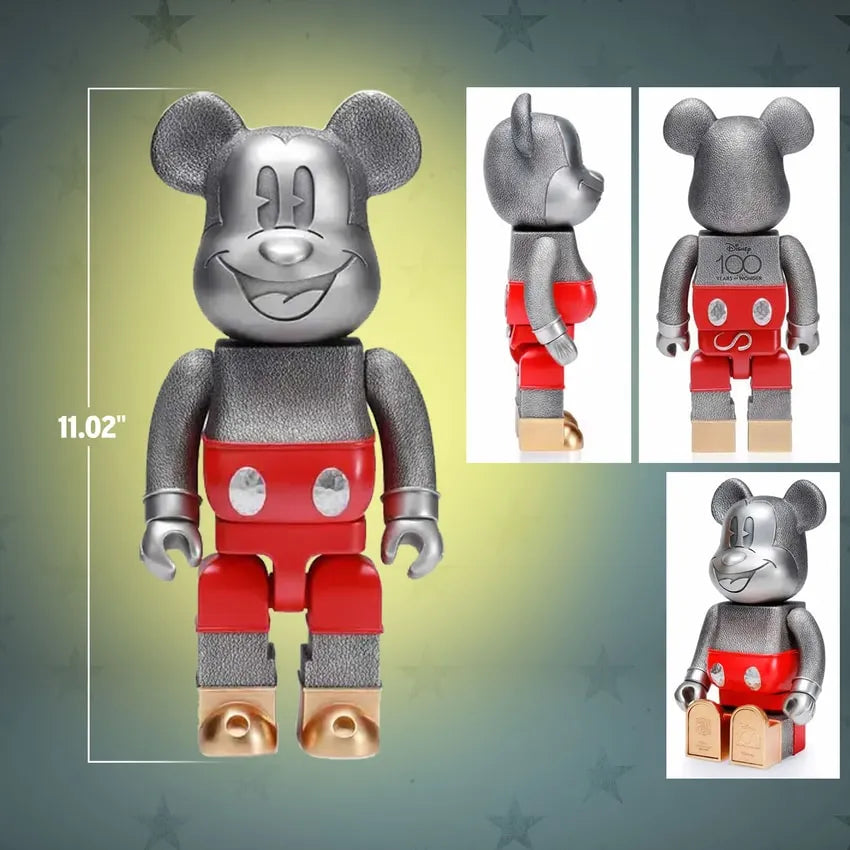 Mickey Mouse Disney 100 Be@rbrick 400% (Special Edition) – Royal Selangor – ActionFigure Brasil