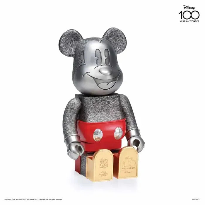 Mickey Mouse Disney 100 Be@rbrick 400% (Special Edition) – Royal Selangor – ActionFigure Brasil