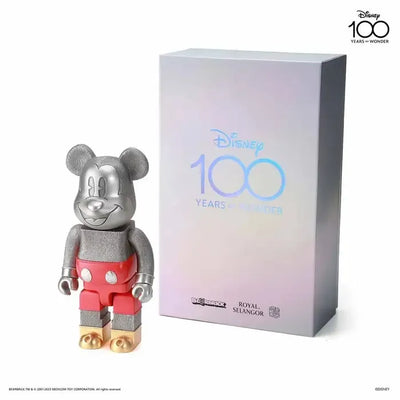 Mickey Mouse Disney 100 Be@rbrick 400% (Special Edition) – Royal Selangor – ActionFigure Brasil — acessórios