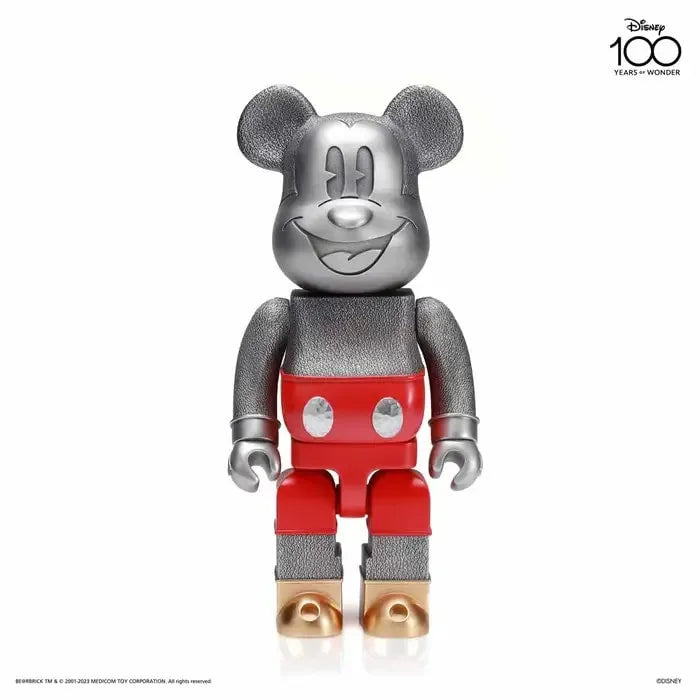 Mickey Mouse Disney 100 Be@rbrick 400% (Special Edition) – Royal Selangor – ActionFigure Brasil