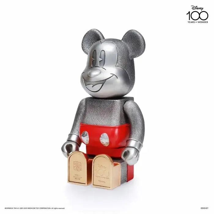 Mickey Mouse Disney 100 Be@rbrick 400% (Special Edition) – Royal Selangor – ActionFigure Brasil