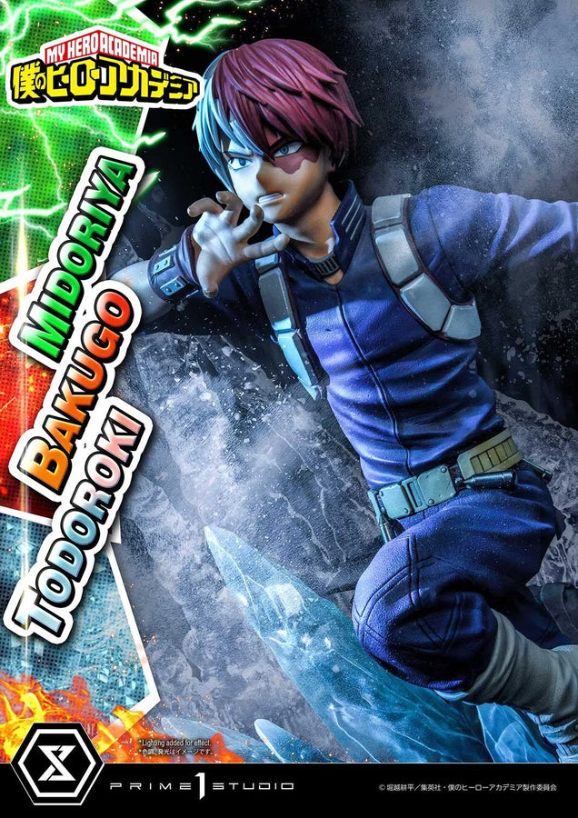 Midoriya, Bakugo & Todoroki (Deluxe Bonus Version) My Hero Academia – Prime1Studio – ActionFigure Brasil