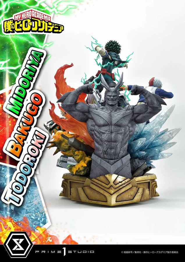 Midoriya, Bakugo & Todoroki (Regular Version) My Hero Academia – Prime1Studio – ActionFigure Brasil