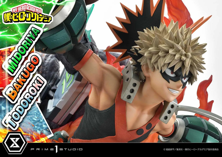 Midoriya, Bakugo & Todoroki (Regular Version) My Hero Academia – Prime1Studio – ActionFigure Brasil