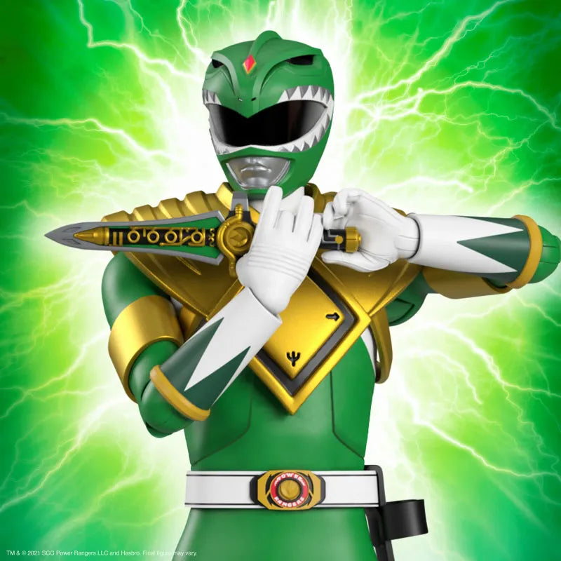 Mighty Morphin Power Ranger / Green Ranger Ultimate 7 Inch Action Figureㅤ – Super 7 – ActionFigure Brasil