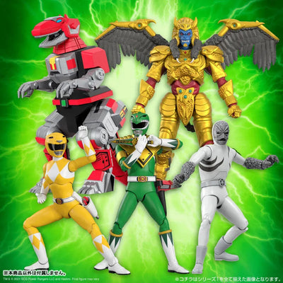 Mighty Morphin Power Ranger / Tyrannosaurus Dinozord Ultimate 8 Inch Action Figureㅤ – Super 7 – ActionFigureBrasil — close