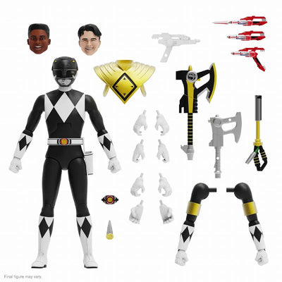 Mighty Morphin Power Rangers/ Black Ranger Ultimate Action Figureㅤ – Super 7 – ActionFigure Brasil