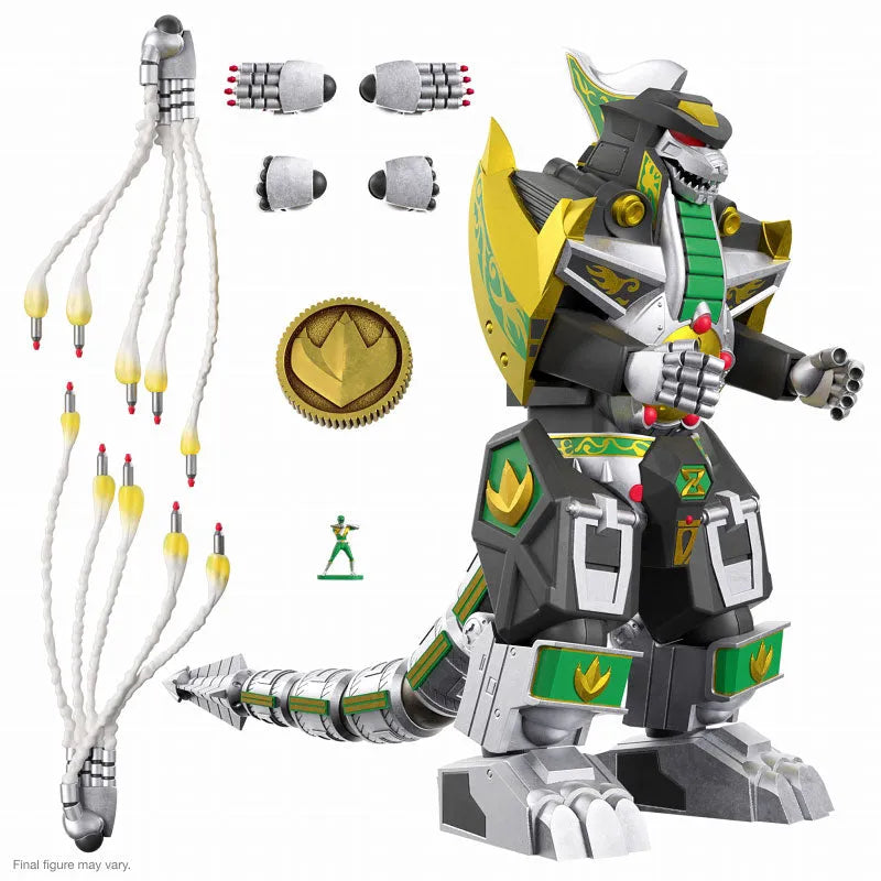 Mighty Morphin' Power Rangers / Dragonzord Ultimate Action Figureㅤ – Super 7 – ActionFigure Brasil