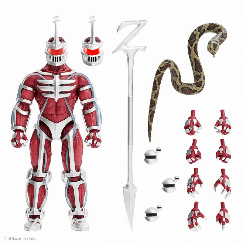 Mighty Morphin Power Rangers/ Lord Zedd Ultimate Action Figureㅤ – Super 7 – ActionFigure Brasil