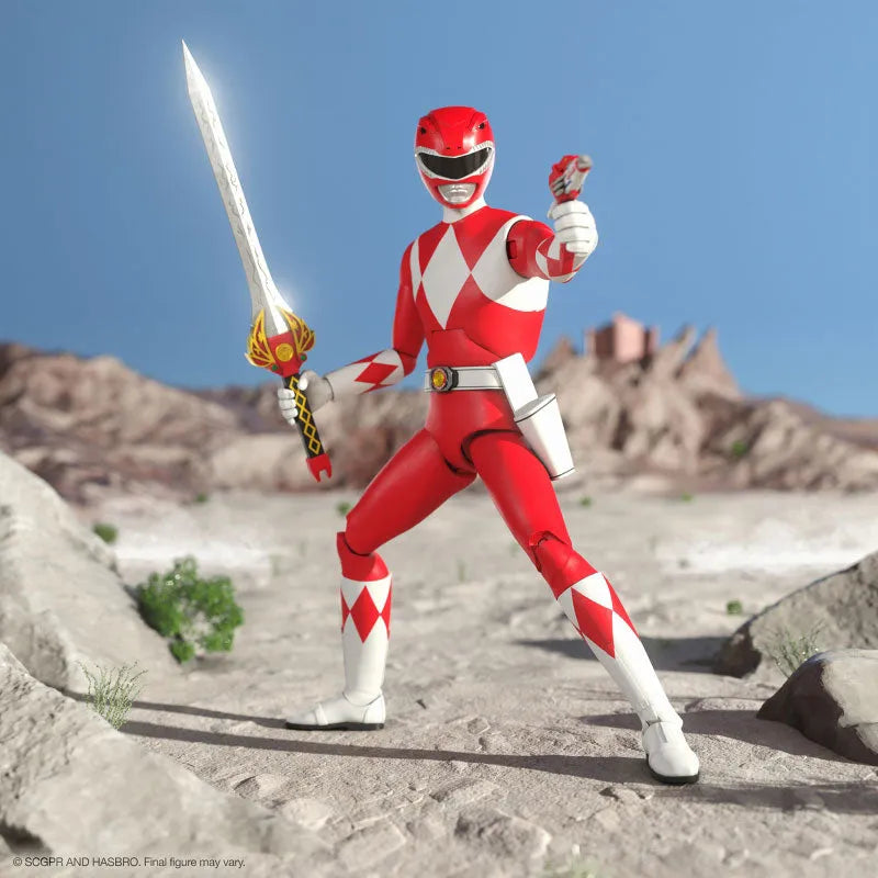 Mighty Morphin' Power Rangers / Red Ranger Ultimate Action Figureㅤ – Super 7 – ActionFigure Brasil