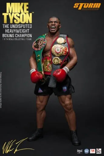 Mike Tyson - 1/6 Real Masterpiece Collectible Figure: The Undisputed Heavyweight Boxing Championㅤ – Storm Collectibles – ActionFigureBrasil