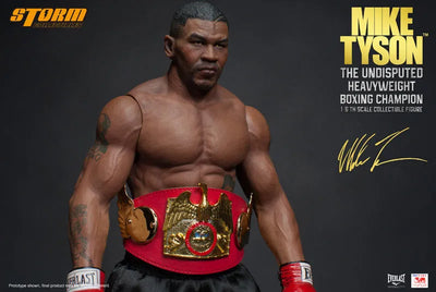 Mike Tyson - 1/6 Real Masterpiece Collectible Figure: The Undisputed Heavyweight Boxing Championㅤ – Storm Collectibles – ActionFigureBrasil — detalhe do produto