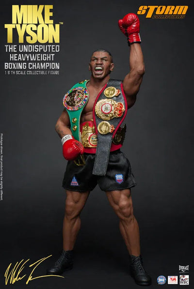 Mike Tyson - 1/6 Real Masterpiece Collectible Figure: The Undisputed Heavyweight Boxing Championㅤ – Storm Collectibles – ActionFigureBrasil — acessórios
