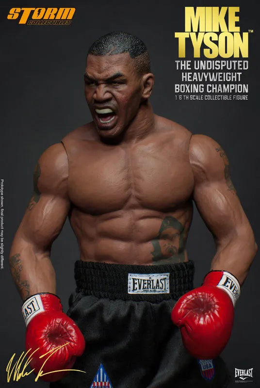 Mike Tyson - 1/6 Real Masterpiece Collectible Figure: The Undisputed Heavyweight Boxing Championㅤ – Storm Collectibles – ActionFigureBrasil