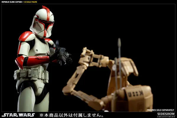 Militaries Of Star Wars 1/6 Scale Figure - Clone Captainㅤ – Sideshow Collectibles – ActionFigure Brasil