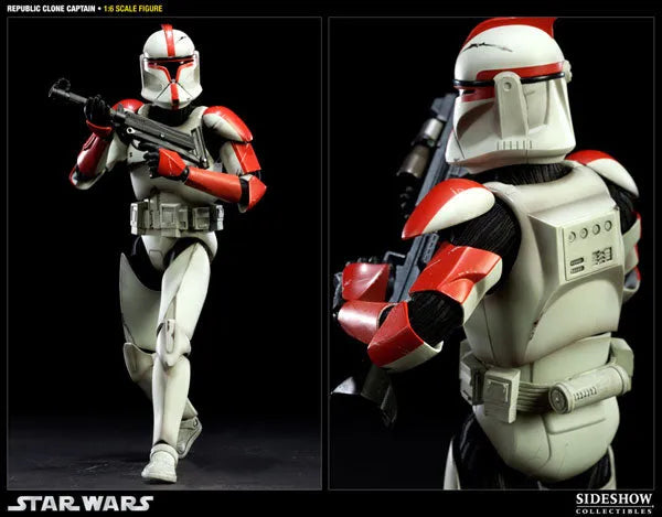 Militaries Of Star Wars 1/6 Scale Figure - Clone Captainㅤ – Sideshow Collectibles – ActionFigure Brasil