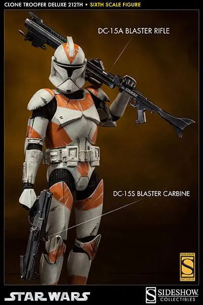 Militaries of Star Wars 1/6 Scale Figure - Clone Trooper (212th Attack Battalion Version)ㅤ – Sideshow Collectibles – ActionFigure Brasil