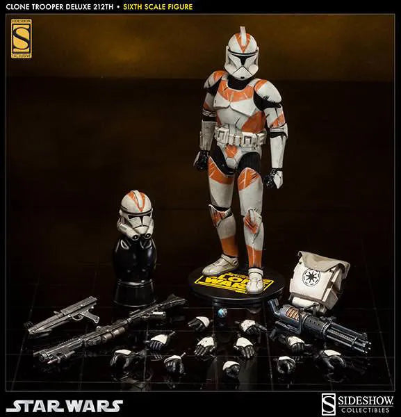 Militaries of Star Wars 1/6 Scale Figure - Clone Trooper (212th Attack Battalion Version)ㅤ – Sideshow Collectibles – ActionFigure Brasil