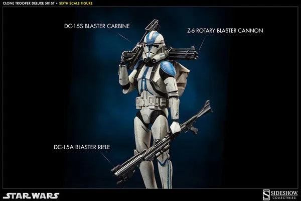 Militaries of Star Wars 1/6 Scale Figure - Clone Trooper (501st Legion Version)ㅤ – Sideshow Collectibles – ActionFigure Brasil