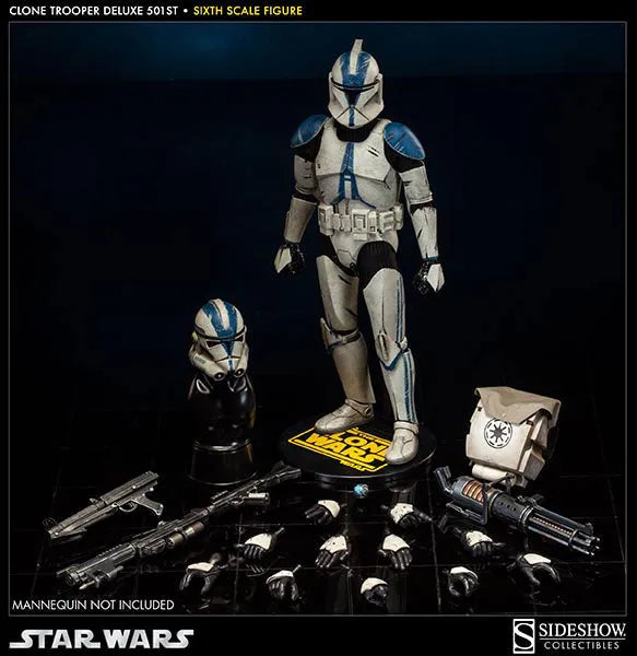 Militaries of Star Wars 1/6 Scale Figure - Clone Trooper (501st Legion Version)ㅤ – Sideshow Collectibles – ActionFigure Brasil