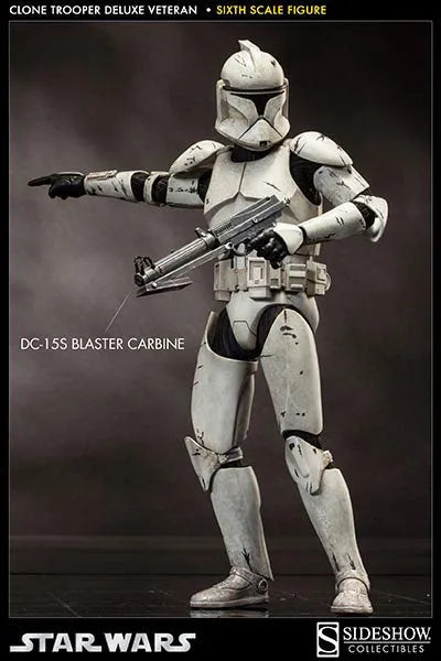 Militaries of Star Wars 1/6 Scale Figure - Clone Trooper (Veteran Version)ㅤ – Sideshow Collectibles – ActionFigure Brasil