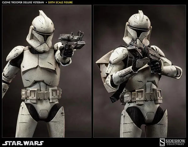 Militaries of Star Wars 1/6 Scale Figure - Clone Trooper (Veteran Version)ㅤ – Sideshow Collectibles – ActionFigure Brasil