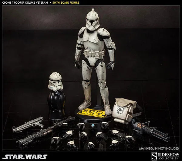 Militaries of Star Wars 1/6 Scale Figure - Clone Trooper (Veteran Version)ㅤ – Sideshow Collectibles – ActionFigure Brasil