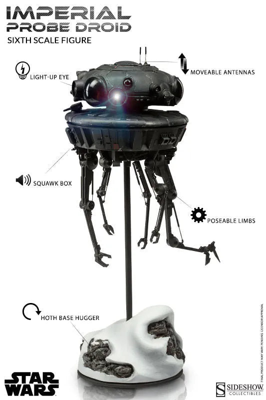 Militaries Of Star Wars 1/6 Scale Figure - Probe Droidㅤ – Sideshow Collectibles – ActionFigure Brasil