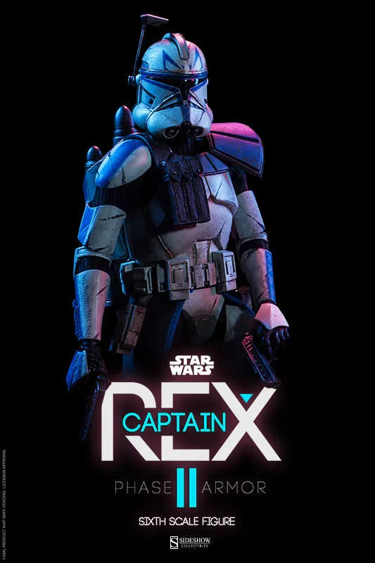 Militaries Of Star Wars - Captain Rex (Phase II Armor Version)ㅤ – Sideshow Collectibles – ActionFigure Brasil