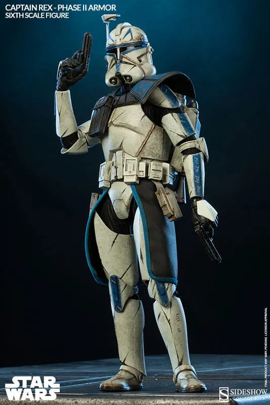 Militaries Of Star Wars - Captain Rex (Phase II Armor Version)ㅤ – Sideshow Collectibles – ActionFigure Brasil