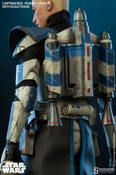 Militaries Of Star Wars - Captain Rex (Phase II Armor Version)ㅤ – Sideshow Collectibles – ActionFigureBrasil — com base expositora