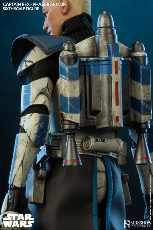 Militaries Of Star Wars - Captain Rex (Phase II Armor Version)ㅤ – Sideshow Collectibles – ActionFigure Brasil