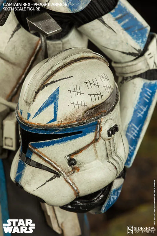 Militaries Of Star Wars - Captain Rex (Phase II Armor Version)ㅤ – Sideshow Collectibles – ActionFigure Brasil