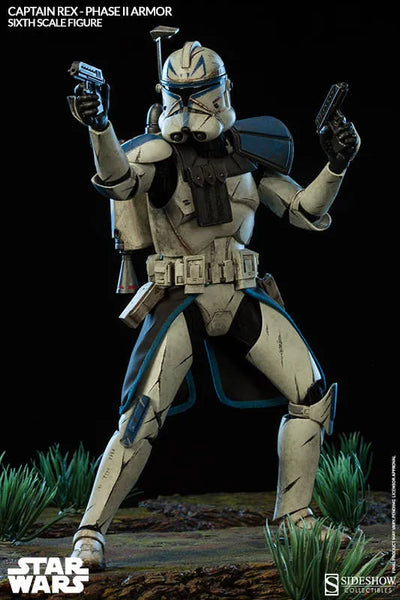 Militaries Of Star Wars - Captain Rex (Phase II Armor Version)ㅤ – Sideshow Collectibles – ActionFigureBrasil — detalhe do produto