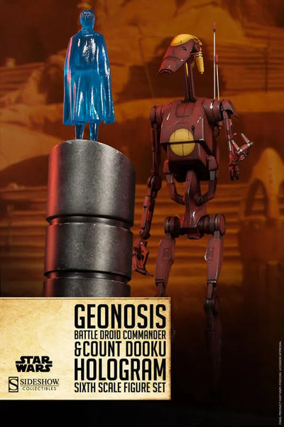 Militaries Of Star Wars - Geonosis Infantry Battle Droid Commanderㅤ – Sideshow Collectibles – ActionFigure Brasil