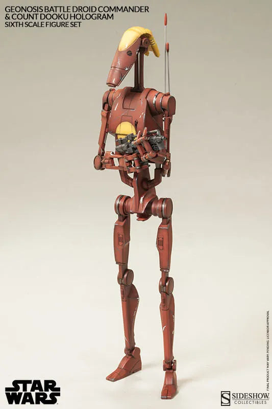 Militaries Of Star Wars - Geonosis Infantry Battle Droid Commanderㅤ – Sideshow Collectibles – ActionFigure Brasil