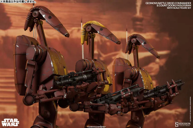 Militaries Of Star Wars - Geonosis Infantry Battle Droid Commanderㅤ – Sideshow Collectibles – ActionFigure Brasil
