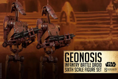 Militaries Of Star Wars - Geonosis Infantry Battle Droid (Set Of 2)ㅤ – Sideshow Collectibles – ActionFigure Brasil