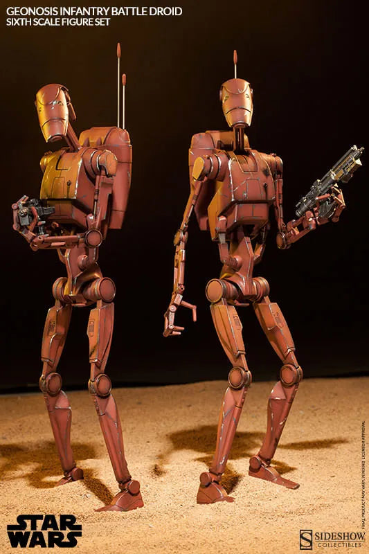 Militaries Of Star Wars - Geonosis Infantry Battle Droid (Set Of 2)ㅤ – Sideshow Collectibles – ActionFigure Brasil